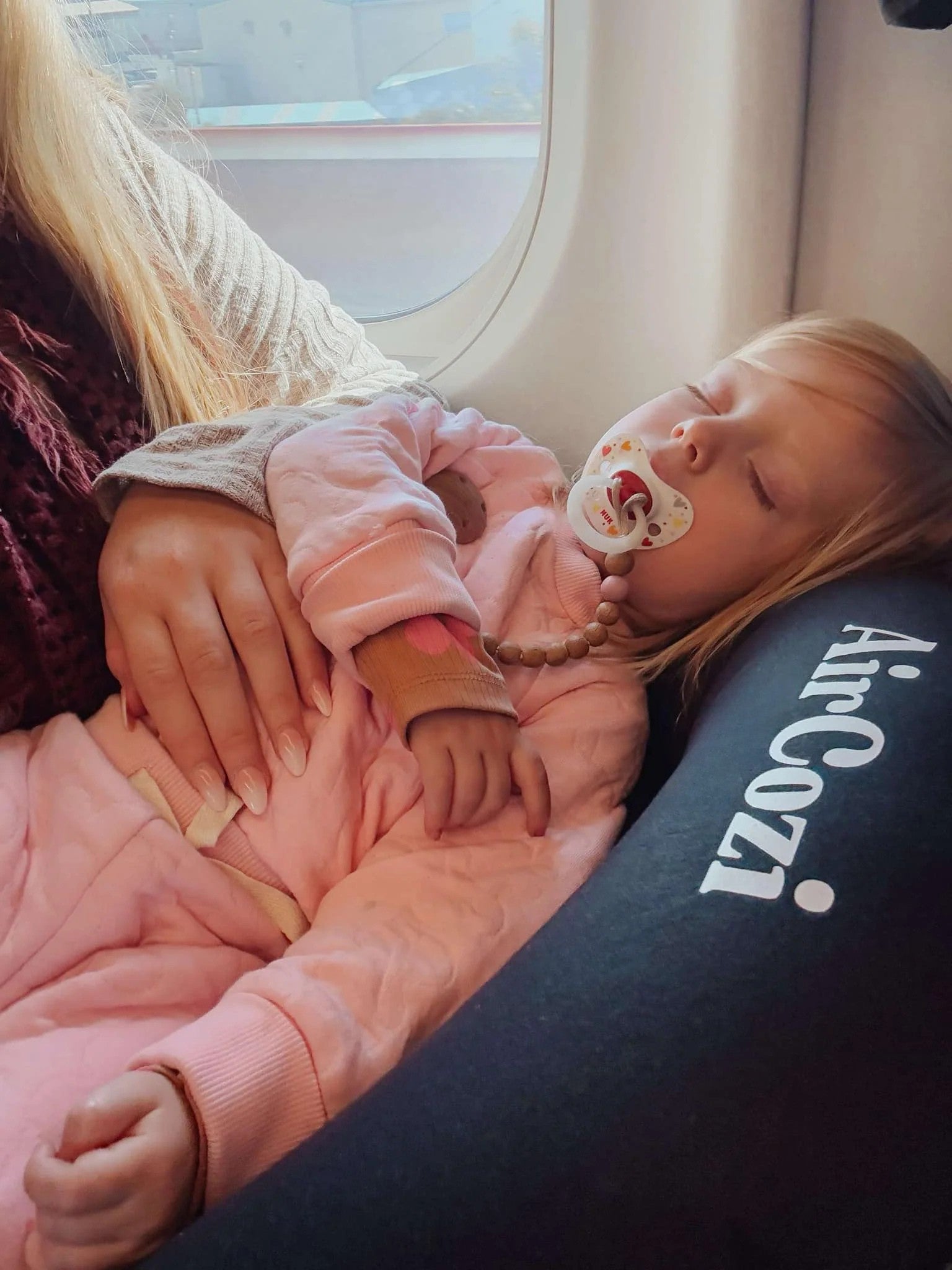 AirCozi Travel Pillow Inflatable Travel Cushion for Kids on a Plane